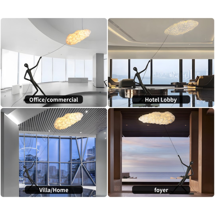 Stojacia lampa SILUETTE 6xE27/40W/230V 180 cm Dream Reach