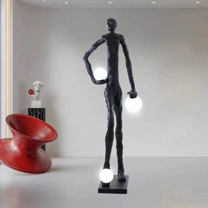 Stojacia lampa SILUETTE 3xE27/60W/230V 185 cm Aura