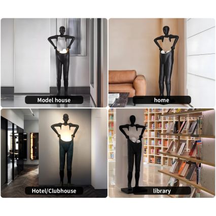 Stojacia lampa SILUETTE 4xG9/10W/230V 185 cm Human Houdini