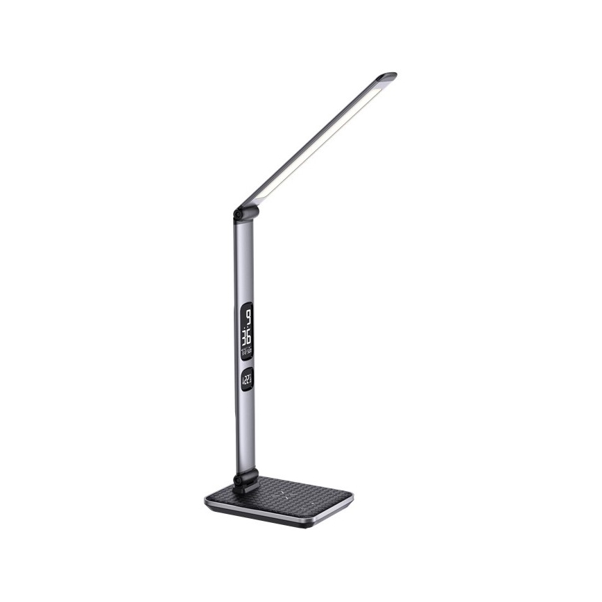 LED Stmievateľná stolná lampa LED/8,5W/230V s bezdrôtovým nabíjaním