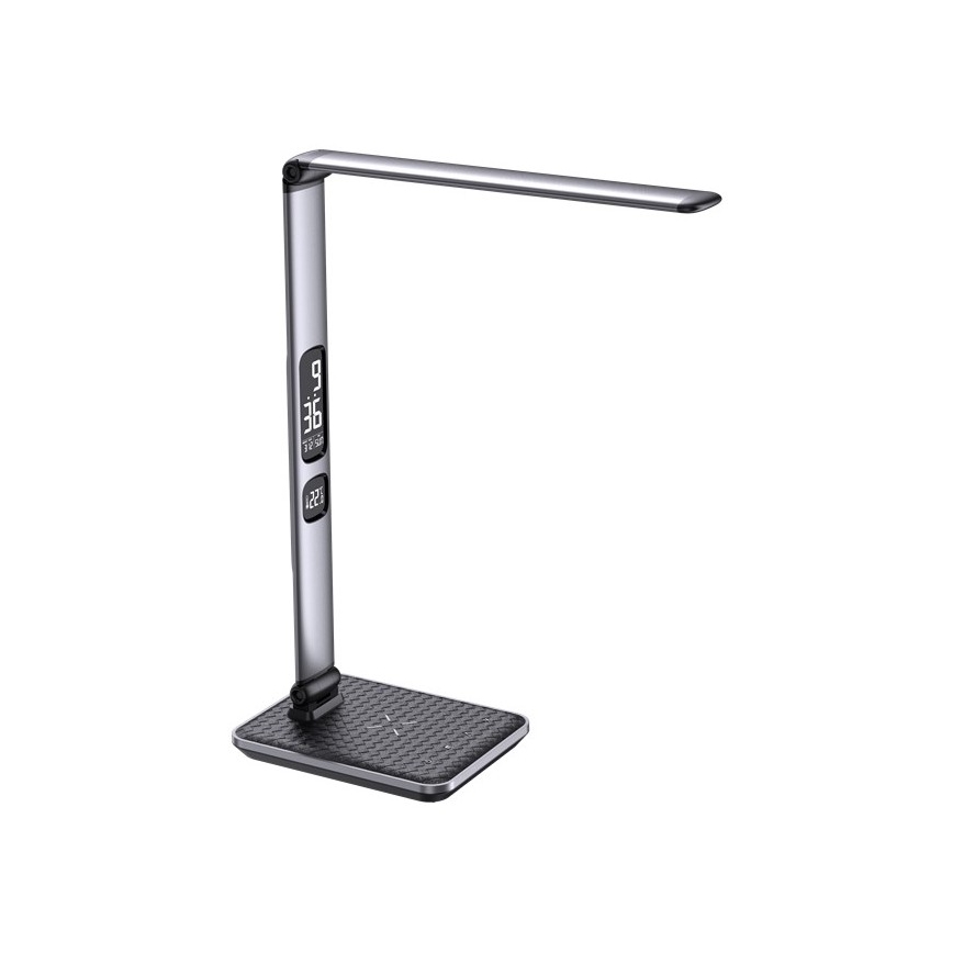 LED Stmievateľná stolná lampa LED/8,5W/230V s bezdrôtovým nabíjaním