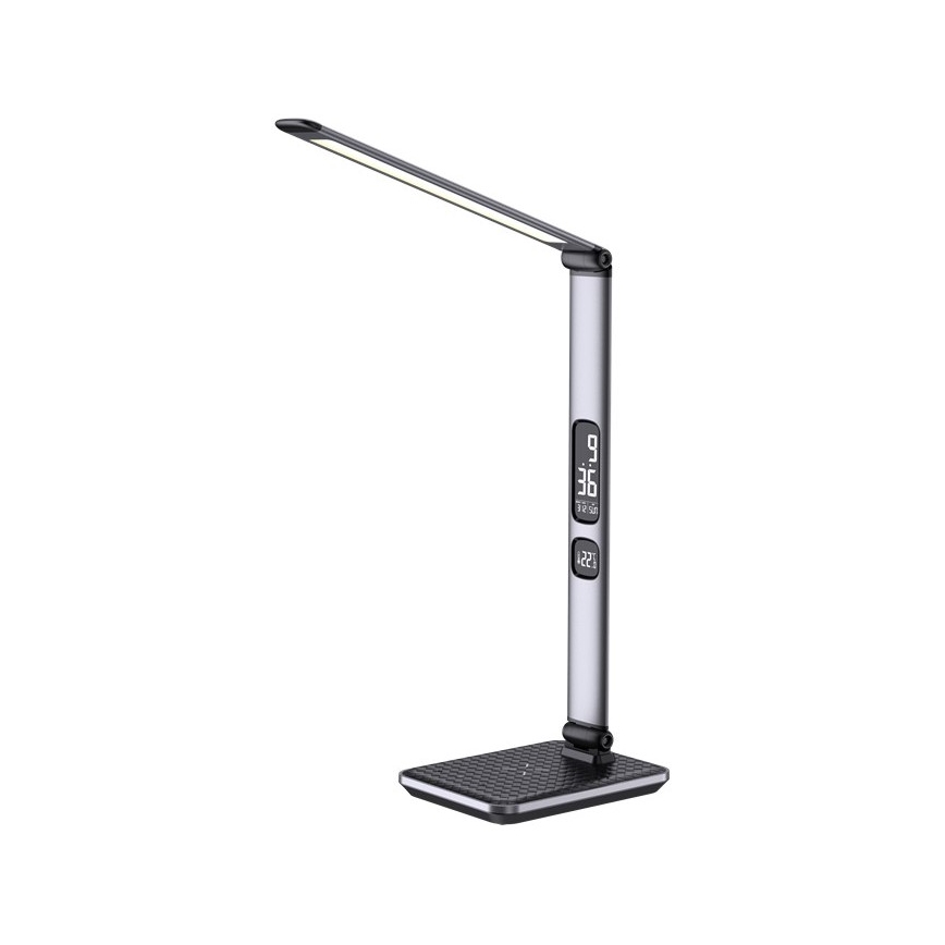 LED Stmievateľná stolná lampa LED/8,5W/230V s bezdrôtovým nabíjaním