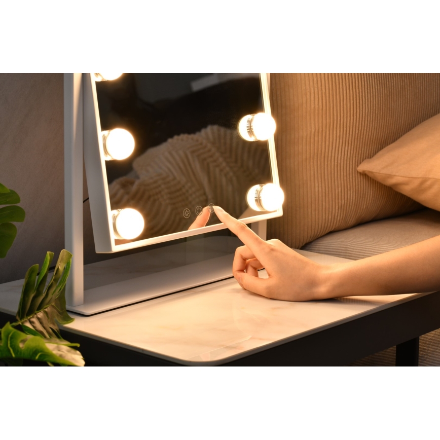 LED Stmievateľné kosmetické zrkadielko MUST HAVE LED/12W/230V