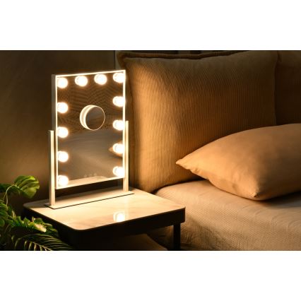 LED Stmievateľné kosmetické zrkadielko MUST HAVE LED/12W/230V