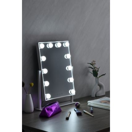LED Stmievateľné kosmetické zrkadielko MUST HAVE LED/12W/230V