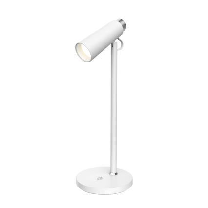 LED Stmievateľná stolná lampa s bezdrôtovým Qi nabíjaním TIT LED/12W/230V biela