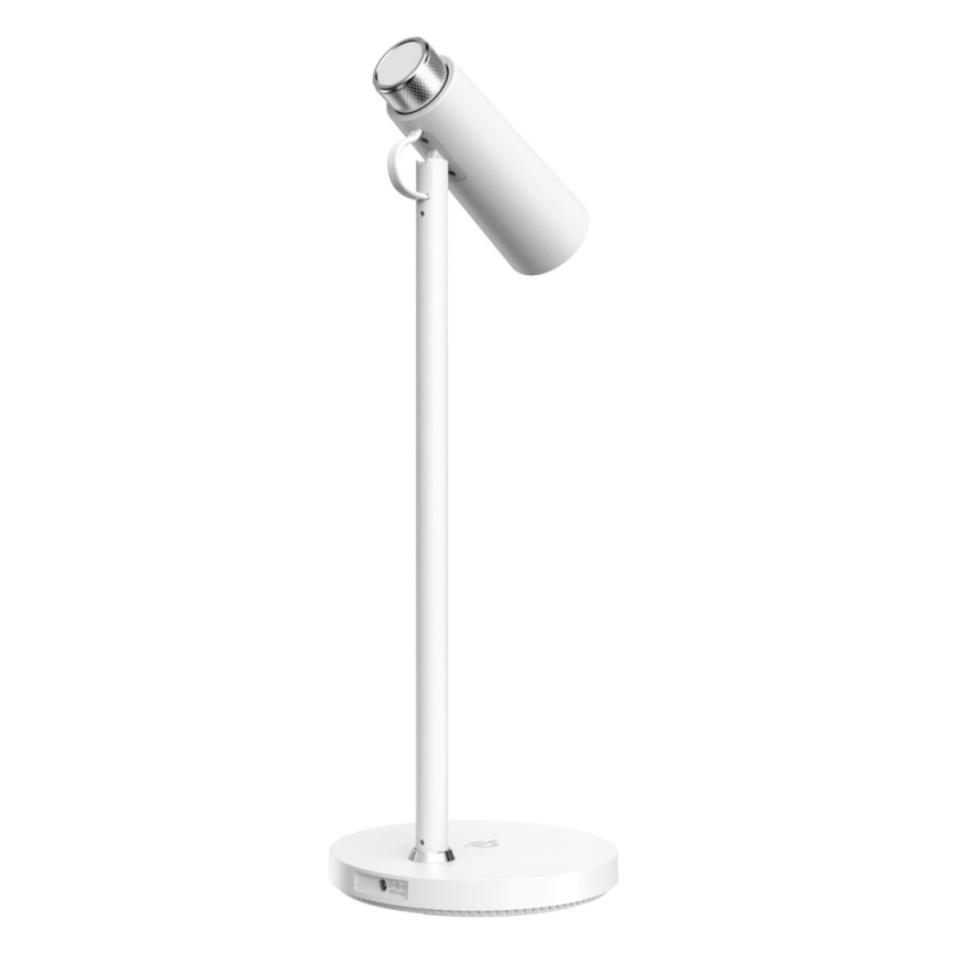 LED Stmievateľná stolná lampa s bezdrôtovým Qi nabíjaním TIT LED/12W/230V biela