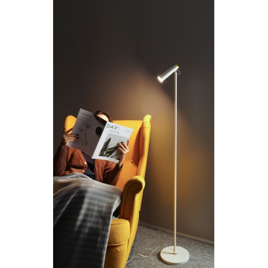 LED Stmievateľná stojacia lampa TIT LED/6W/230V biela