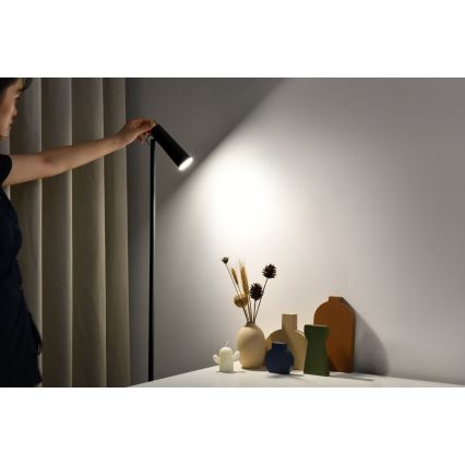 LED Stmievateľná stojacia lampa TIT LED/6W/230V čierna