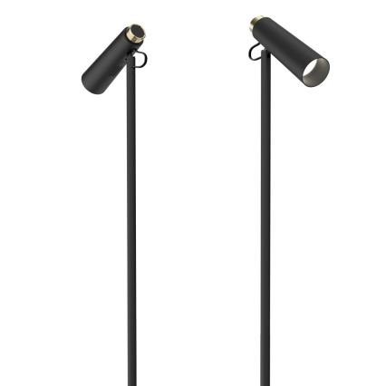 LED Stmievateľná stojacia lampa TIT LED/6W/230V čierna