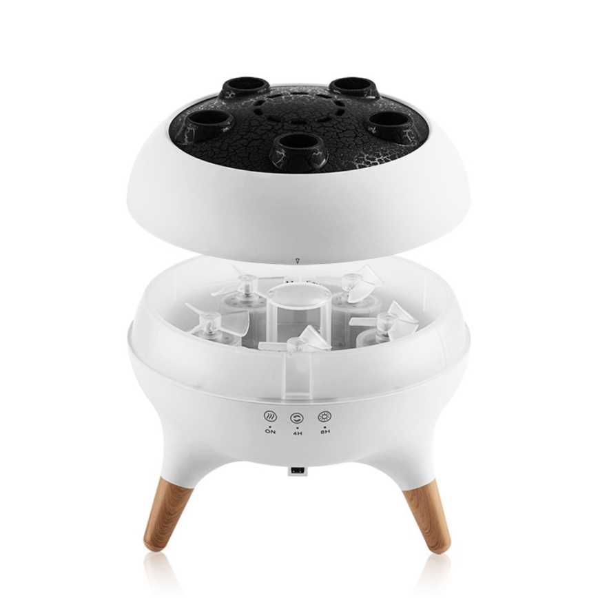 Immax 09104L - Aroma difuzér a zvlhčovač vzduchu JELLYFISH LED/11W/5V