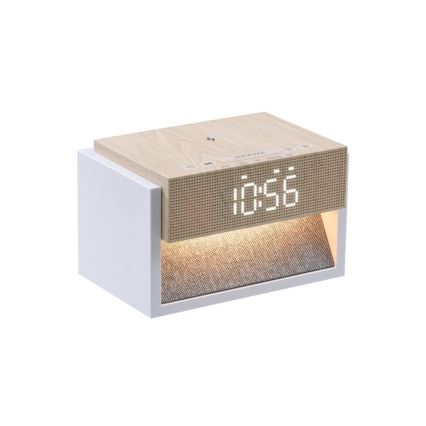 LED stolná lampa s budíkom a nabíjaním CALM LED/1,2W/5V