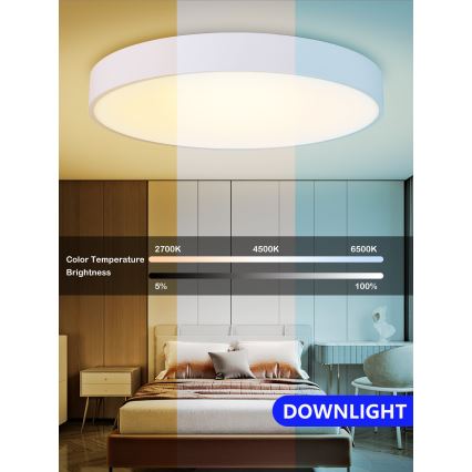 Immax NEO 07028L - LED Stmievateľné stropné svietidlo RONDATE LED/65W/230V Tuya + diaľkové ovládanie