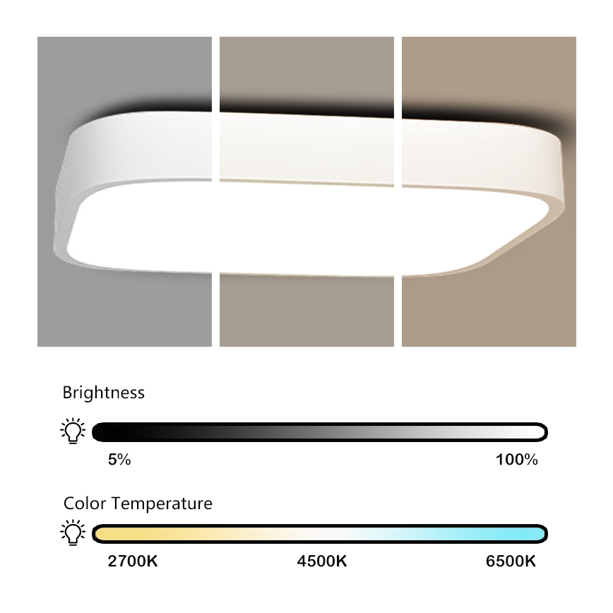 Immax NEO 07042L - LED Stmievateľné  svietidlo RECUADRO LED/67W/230V + DO Tuya