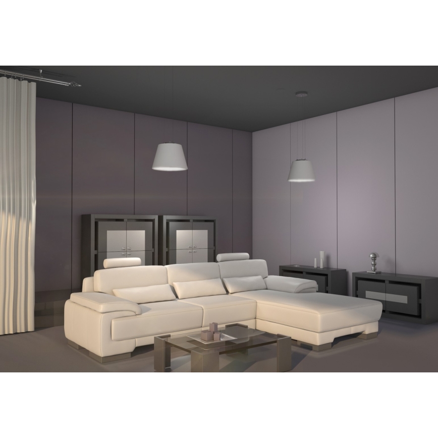 Immax NEO 07053L - LED RGBW Stmievateľný luster na lanku CONO 1xE27/8,5W/230V 32 cm Tuya + diaľkové ovládanie
