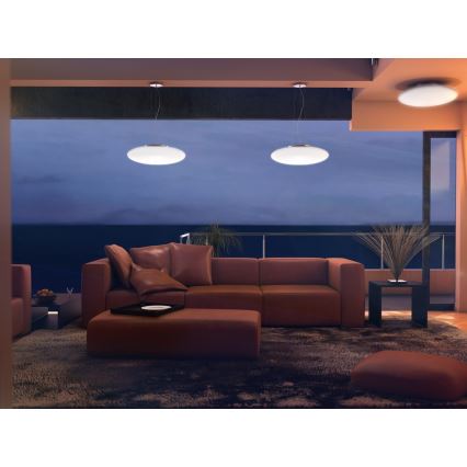 Immax NEO 07055L-LED RGB Stmievateľný luster na lanku ELIPTICO 3xE27/8,5W/100-240V Tuya