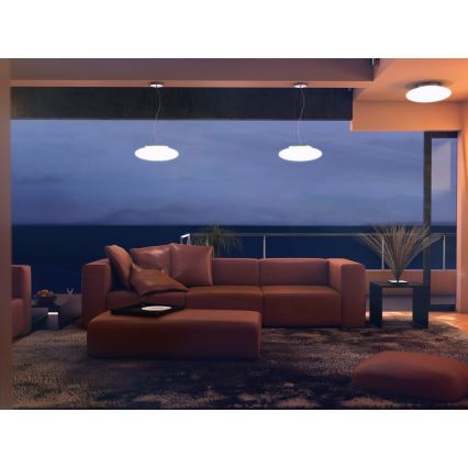 Immax NEO 07056L-LED RGBW Stmievateľný luster na lanku ELIPTICO 3xE27/8,5W/100-240V Tuya