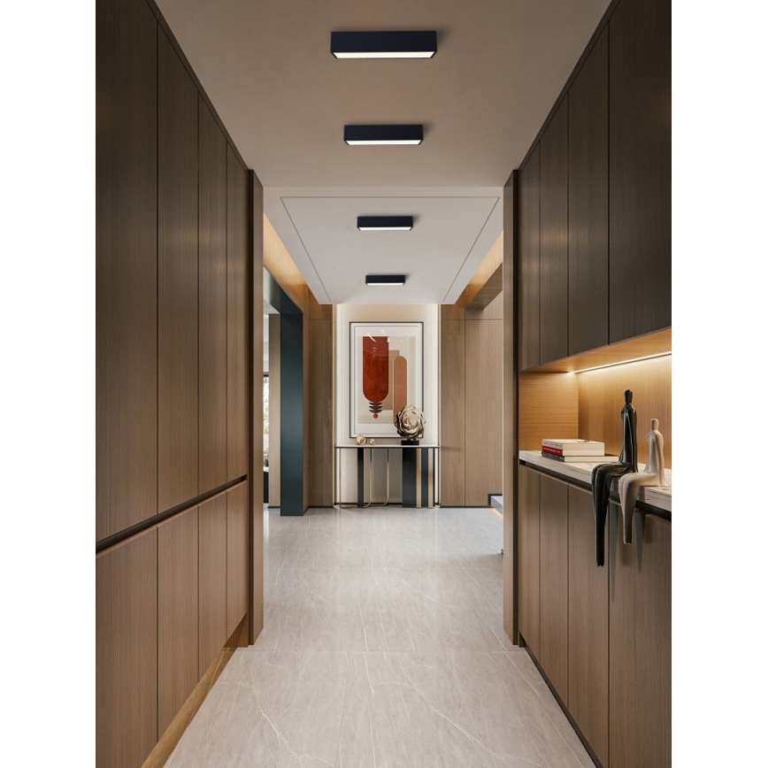 Immax NEO 07074-60 - LED Stmievateľné stropné svietidlo CANTO LED/34W/230V čierna Tuya + diaľkové ovládanie