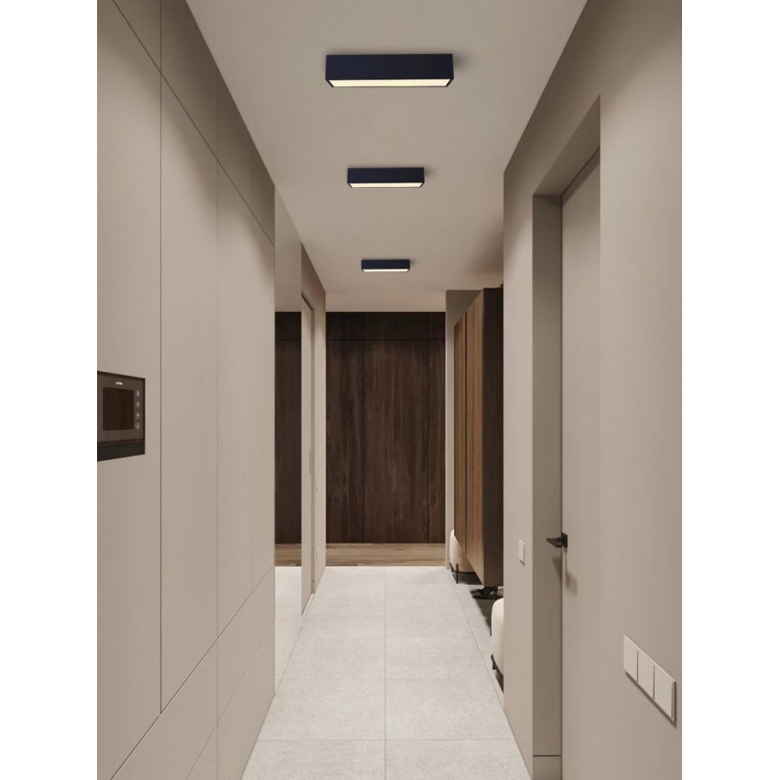 Immax NEO 07074-60 - LED Stmievateľné stropné svietidlo CANTO LED/34W/230V čierna Tuya + diaľkové ovládanie