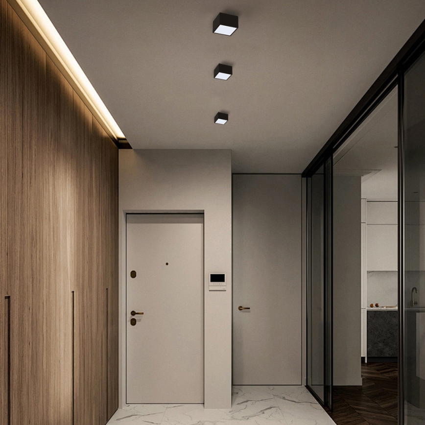Immax Neo 07074L-15BD - Sada 2x LED Stmievateľné stropné svietidlo CANTO 2xLED/12W/230V + diaľkové ovládanie Tuya