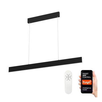 Immax NEO 07076L - LED Stmievateľný luster na lanku čierna LISTON LED/18W/230V + DO Tuya