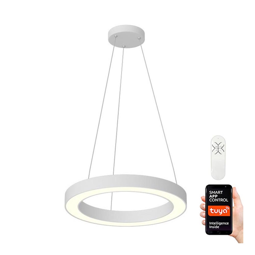 Immax NEO 07091L - LED Stmievateľný luster na lanku PASTEL LED/52W/230V 60 cm biela Tuya + diaľkové ovládanie