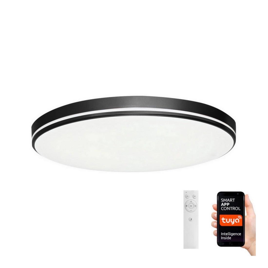 Immax NEO 07148-B40 - LED Stmievateľné stropné svietidlo NEO LITE AREAS LED/24W/230V Tuya Wi-Fi čierna + diaľkové ovládanie