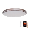 Immax NEO 07150-C40 - LED Stmievateľné stropné svietidlo NEO LITE AREAS LED/24W/230V Tuya Wi-Fi hnedá + diaľkové ovládanie