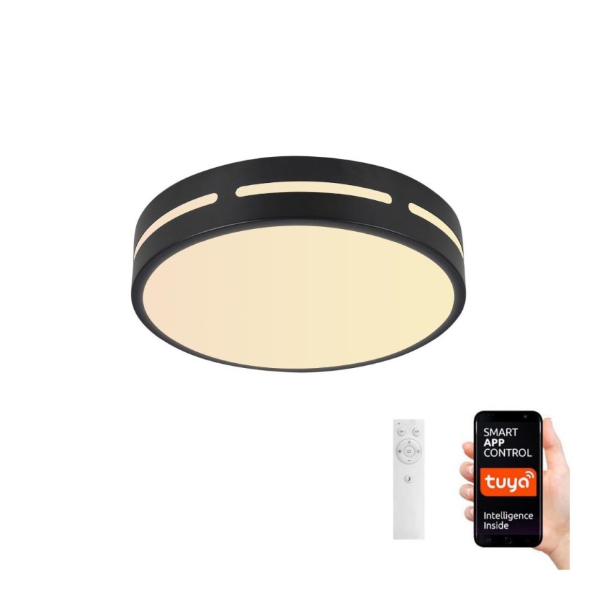 Immax NEO 07152-B50 - LED Stmievateľné stropné svietidlo NEO LITE PERFECTO LED/48W/230V Wi-Fi Tuya čierna + diaľkové ovládanie