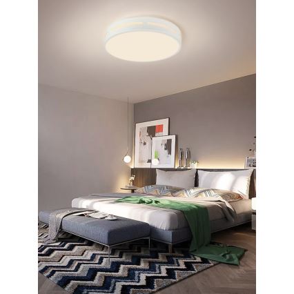 Immax NEO 07153-W30 - LED Stmievateľné stropné svietidlo NEO LITE PERFECTO LED/24W/230V Wi-Fi Tuya biela + diaľkové ovládanie