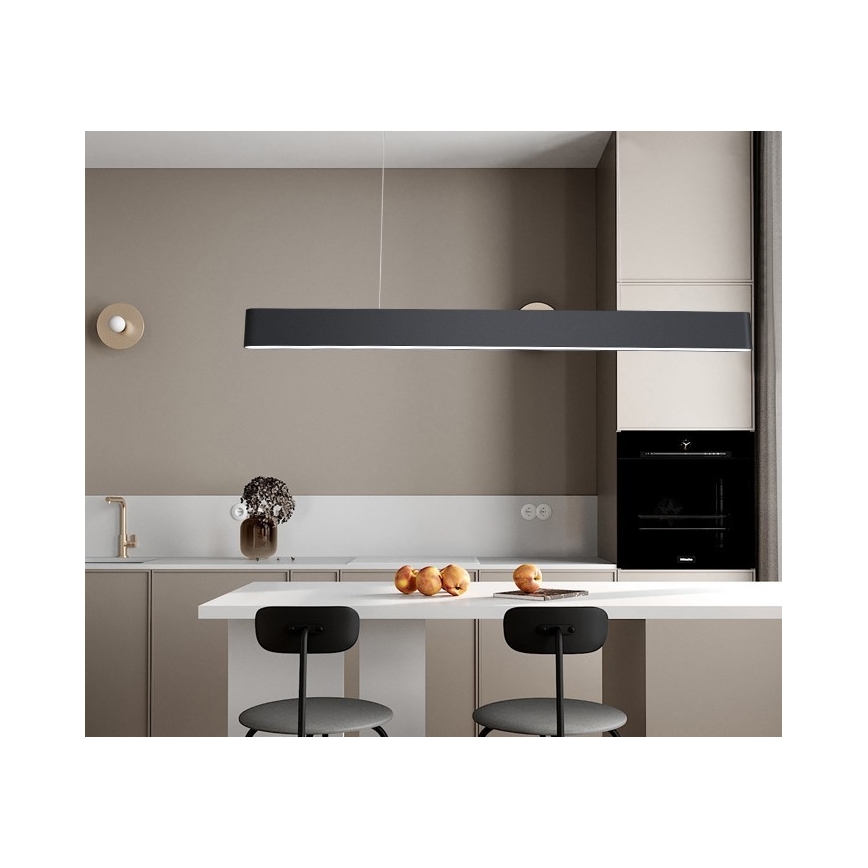 Immax NEO 07157-B120X - LED RGB+CCT Stmievateľný luster na lanku MILANO LED/40W/230V Tuya čierna