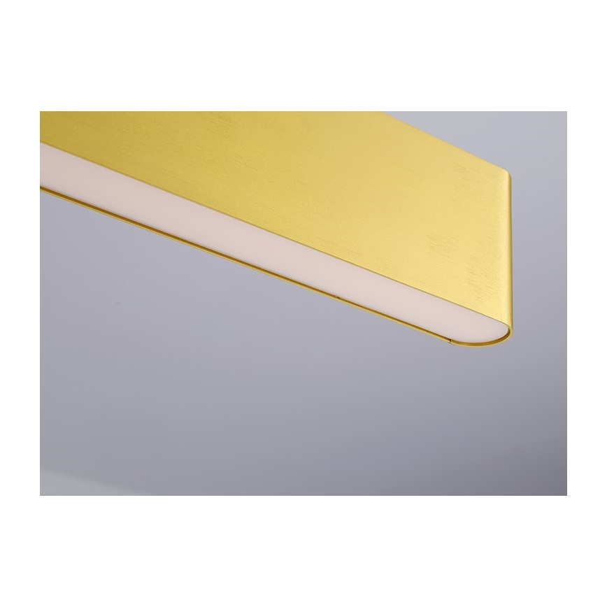 Immax NEO 07157-G120X - LED RGB+CCTW Stmievateľný luster na lanku MILANO LED/40W/230V Tuya zlatá