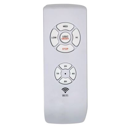 Immax NEO 07165-S - LED Stropný ventilátor ELEGANTE LED/18W/230V dub Wi-Fi Tuya + diaľkové ovládanie