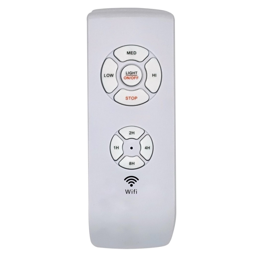 Immax NEO 07165-S - LED Stropný ventilátor ELEGANTE LED/18W/230V dub Wi-Fi Tuya + diaľkové ovládanie