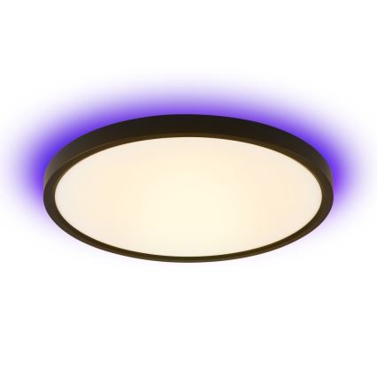 Immax NEO 07166-B40 - LED RGB+CCT Stmievateľné stropné svietidlo NEO LITE TUDO LED/50W/230V Wi-Fi Tuya čierna + diaľkové ovládanie