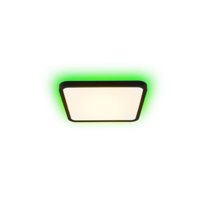 Immax NEO 07167-B40 - LED RGB+CCT Stmievateľné stropné svietidlo NEO LITE TUDO LED/50W/230V Wi-Fi Tuya čierna + diaľkové ovládanie