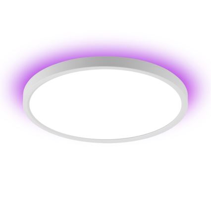 Immax NEO 07169-W60 - LED RGB+CCT Stmievateľné stropné svietidlo NEO LITE TUDO 65W/230V 2700-6500K Wi-Fi Tuya + diaľkové ovládanie biela