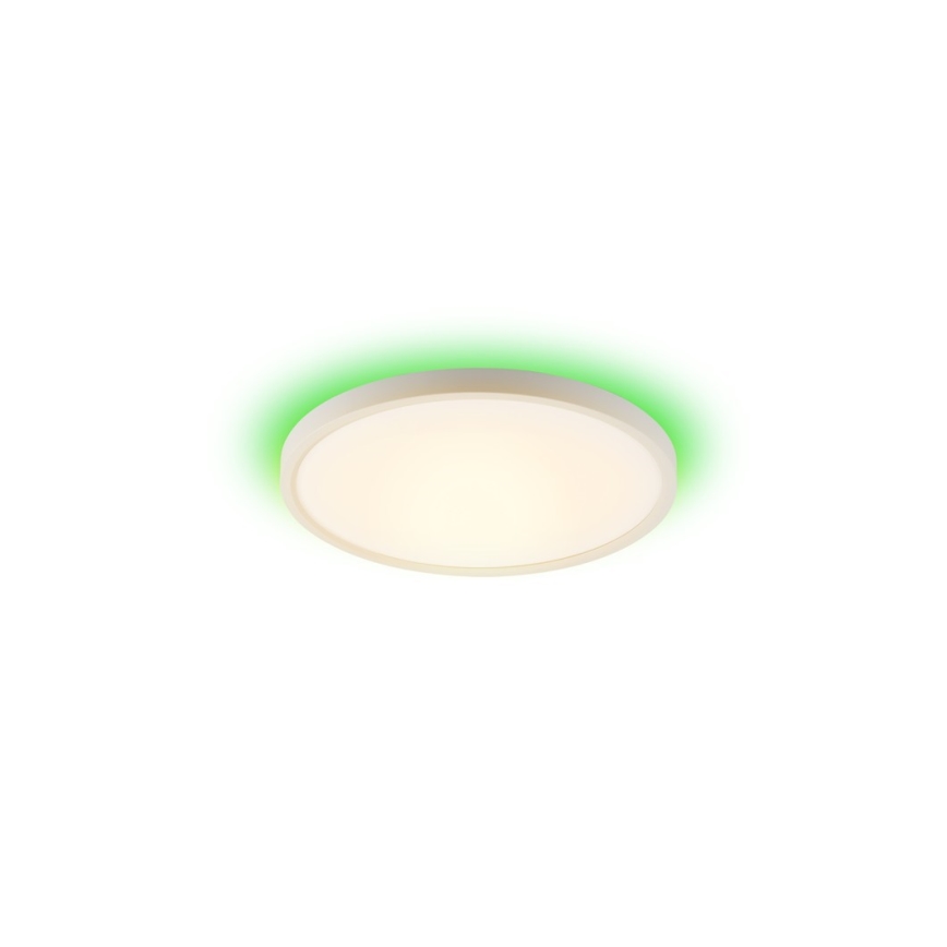 Immax NEO 07169-W60 - LED RGB+CCT Stmievateľné stropné svietidlo NEO LITE TUDO 65W/230V 2700-6500K Wi-Fi Tuya + diaľkové ovládanie biela