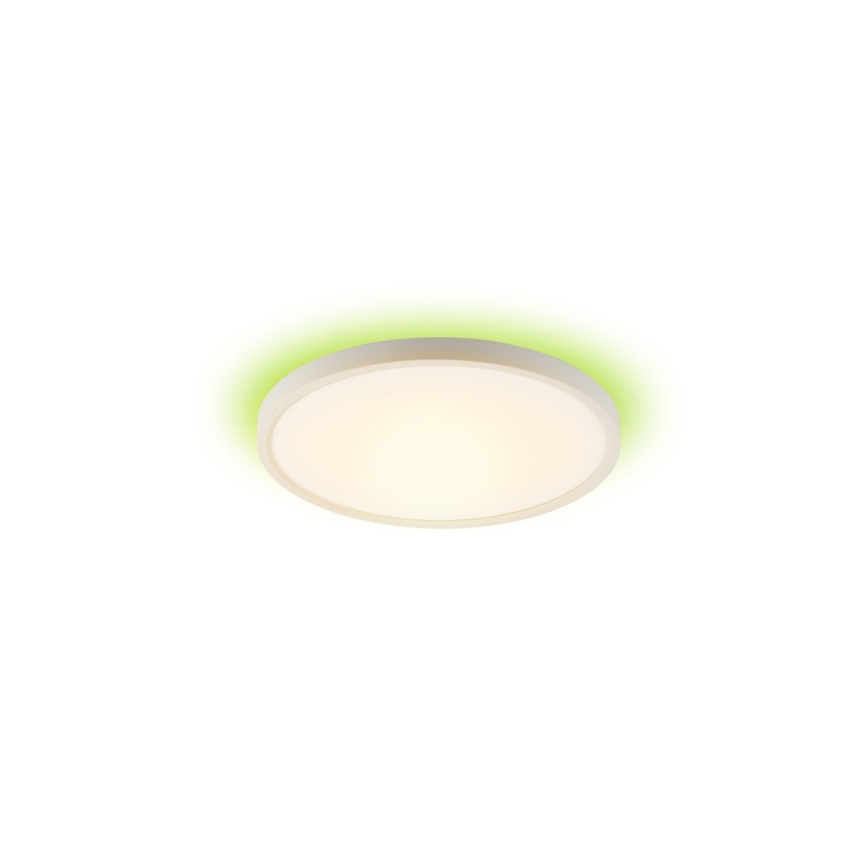 Immax NEO 07169-W60 - LED RGB+CCT Stmievateľné stropné svietidlo NEO LITE TUDO 65W/230V 2700-6500K Wi-Fi Tuya + diaľkové ovládanie biela