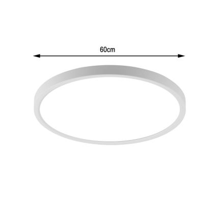 Immax NEO 07169-W60 - LED RGB+CCT Stmievateľné stropné svietidlo NEO LITE TUDO 65W/230V 2700-6500K Wi-Fi Tuya + diaľkové ovládanie biela