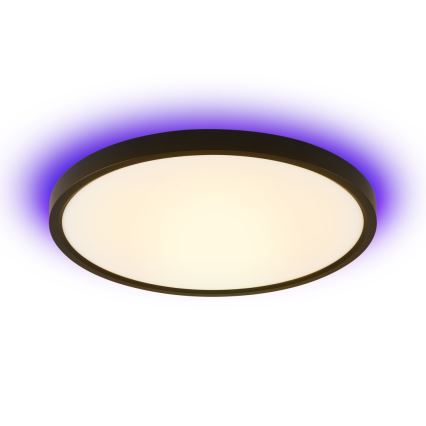 Immax NEO 07170-B60 - LED RGB+CCT Stmievateľné stropné svietidlo NEO LITE TUDO LED/65W/230V 2700-6500K Wi-Fi Tuya čierna + diaľkové ovládanie