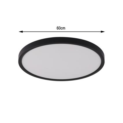 Immax NEO 07170-B60 - LED RGB+CCT Stmievateľné stropné svietidlo NEO LITE TUDO LED/65W/230V 2700-6500K Wi-Fi Tuya čierna + diaľkové ovládanie