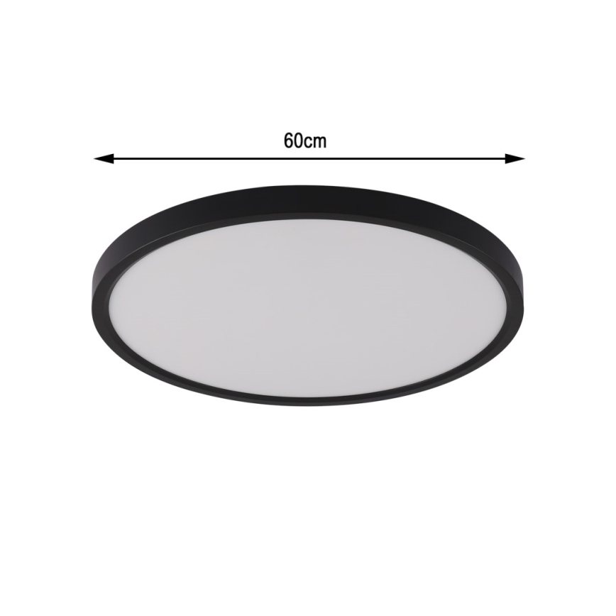 Immax NEO 07170-B60 - LED RGB+CCT Stmievateľné stropné svietidlo NEO LITE TUDO LED/65W/230V 2700-6500K Wi-Fi Tuya čierna + diaľkové ovládanie