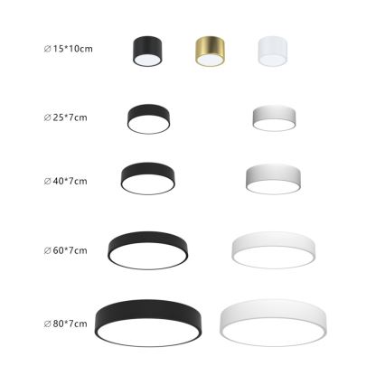 Immax NEO 07207L-LED Stmievateľné stropné svietidlo RONDATE 65W/230V 3000-6000K Tuya biela + diaľkové ovládanie