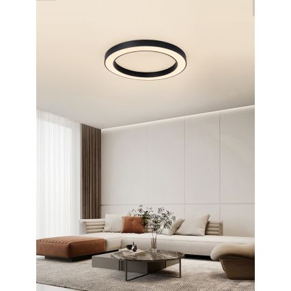 Immax NEO 07210L - LED Stmievateľné stropné svietidlo PASTEL LED/68W/230V 95 cm čierna Tuya + diaľkové ovládanie