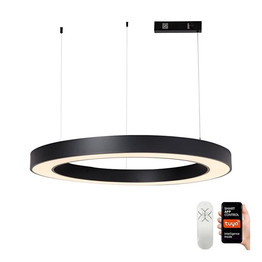Immax NEO 07211L - LED Stmievateľný luster na lanku PASTEL LED/68W/230V 2700-6500K Tuya čierna + diaľkové ovládanie