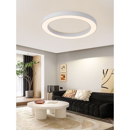 Immax NEO 07213L - LED Stmievateľné stropné svietidlo PASTEL LED/68W/230V 95 cm biela Tuya + diaľkové ovládanie