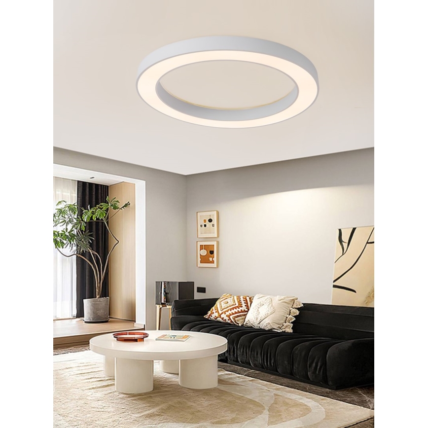 Immax NEO 07213L - LED Stmievateľné stropné svietidlo PASTEL LED/68W/230V 95 cm biela Tuya + diaľkové ovládanie