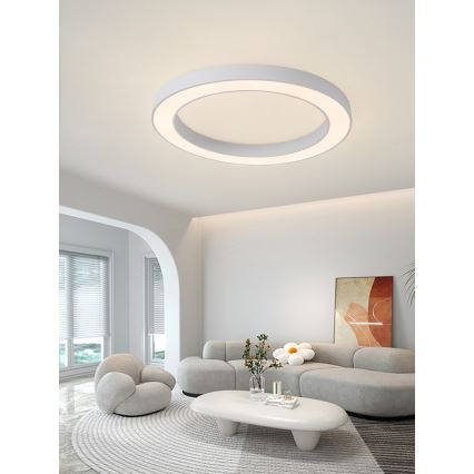 Immax NEO 07213L - LED Stmievateľné stropné svietidlo PASTEL LED/68W/230V 95 cm biela Tuya + diaľkové ovládanie