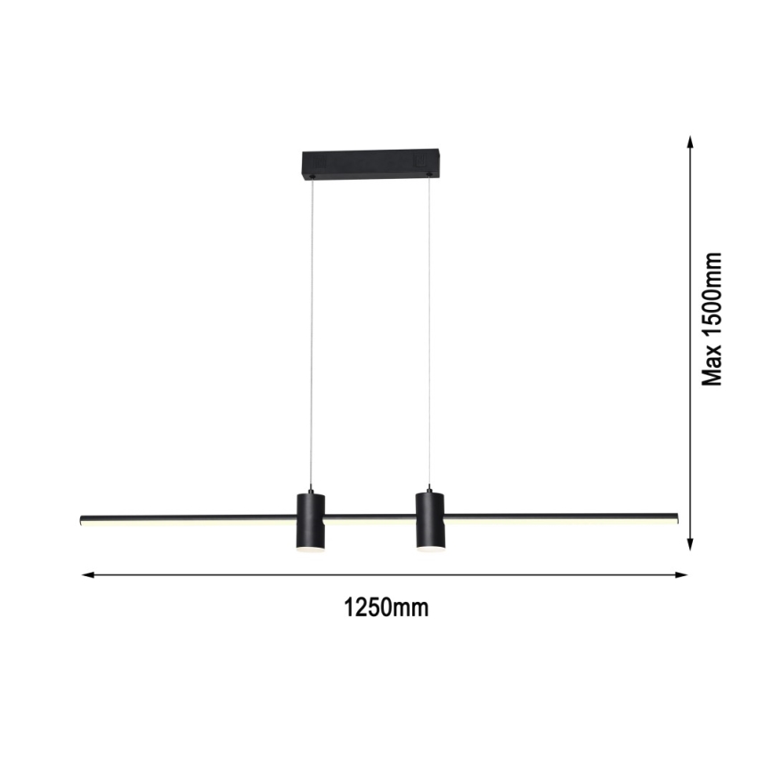 Immax NEO 07230L - LED Stmievateľný luster na lanku NEO LITE ESTRELAS LED/30W/230V 2700-6500K Wi-Fi Tuya + diaľkové ovládanie